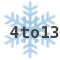  4 - 13 inches of new snow