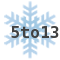  5 - 13 inches of new snow