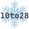  10 - 28 inches of new snow