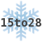  15 - 28 inches of new snow