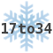  17 - 34 inches of new snow
