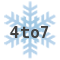  4 - 7 inches of new snow