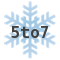  5 - 7 inches of new snow