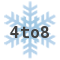  4 - 8 inches of new snow